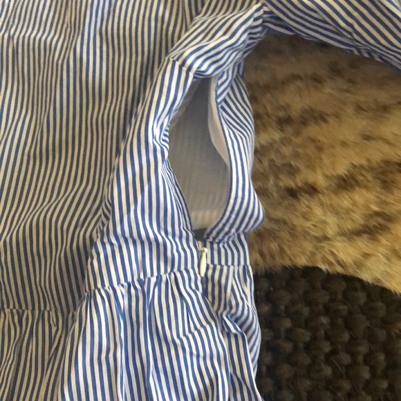 J Crew blue and white striped dress. Size S - Picture 5 of 5